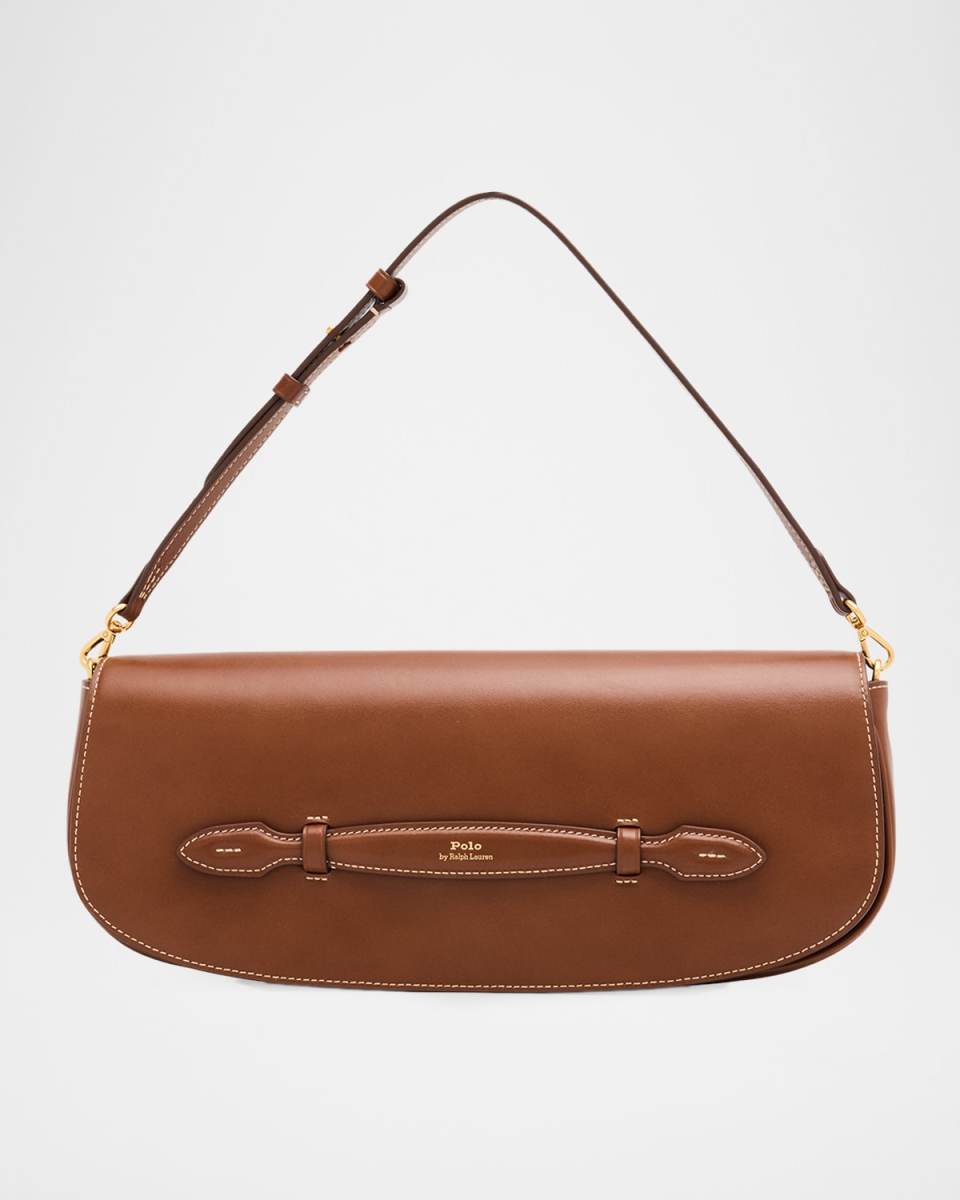 Bellport Leather Long-Flap Clutch